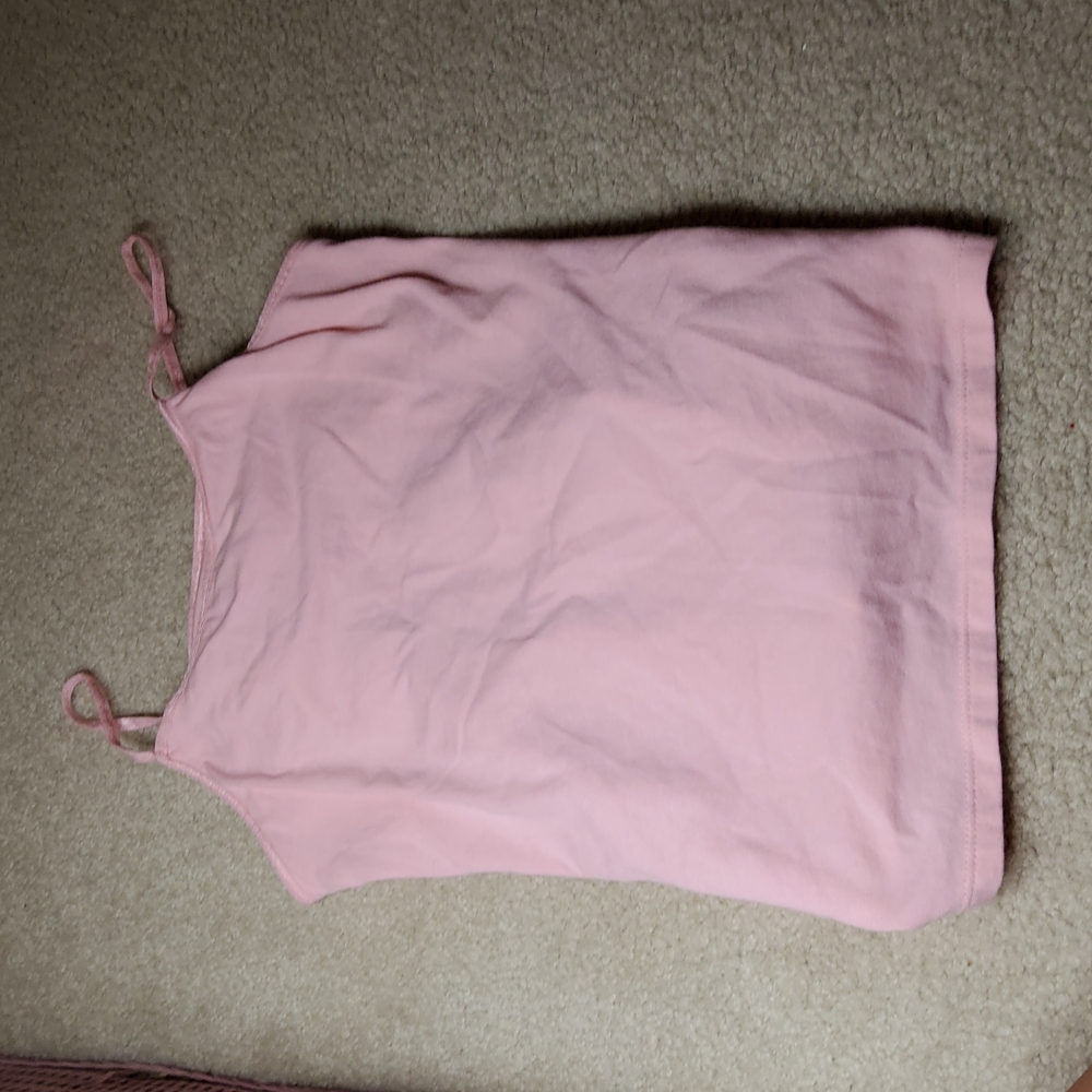 A light pink tank top